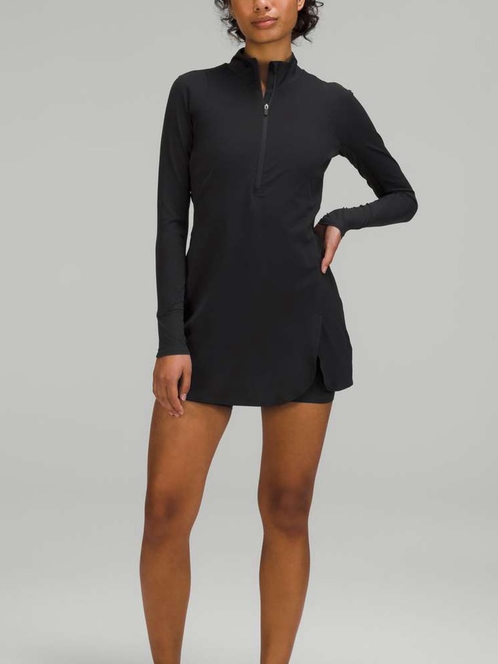 Lululemon Nulux Black Tennis Dress 10